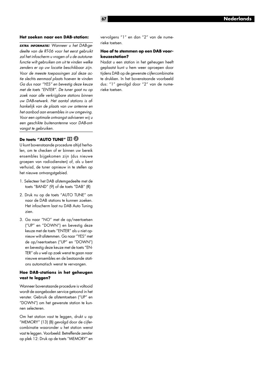 ROTEL RT-06 User Manual | Page 67 / 89