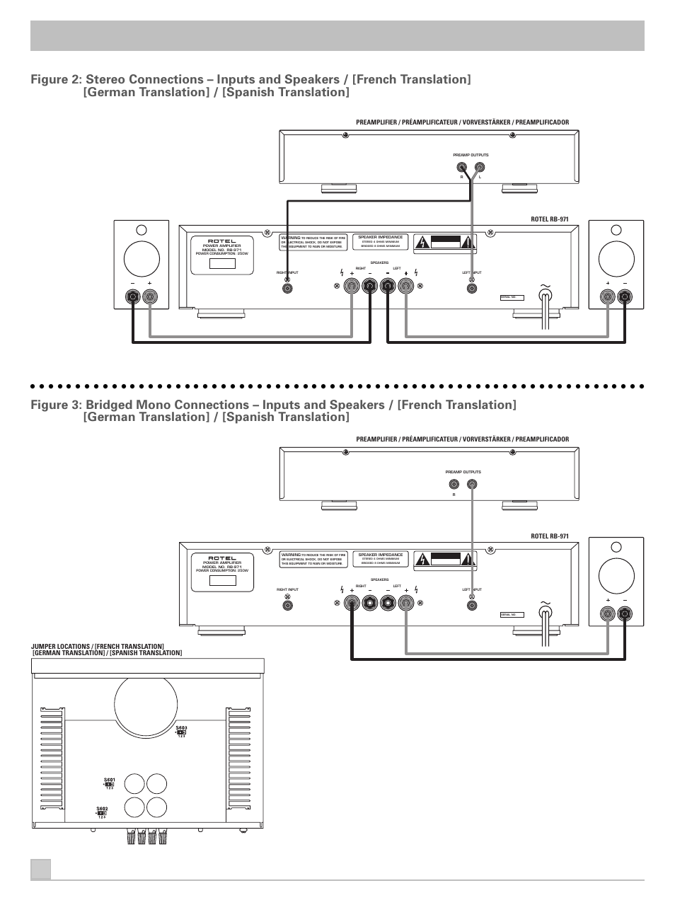 ROTEL RB-971 User Manual | Page 4 / 11