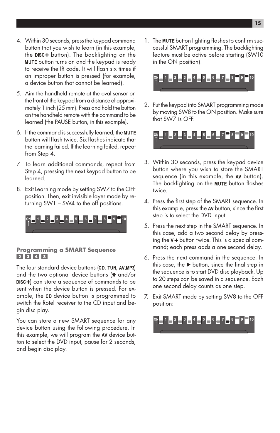 ROTEL RHB-200 User Manual | Page 15 / 18