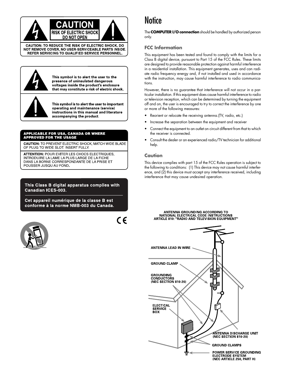 About rotel, Notice | ROTEL Surround Sound Receiver RSX-1055 User Manual | Page 2 / 36