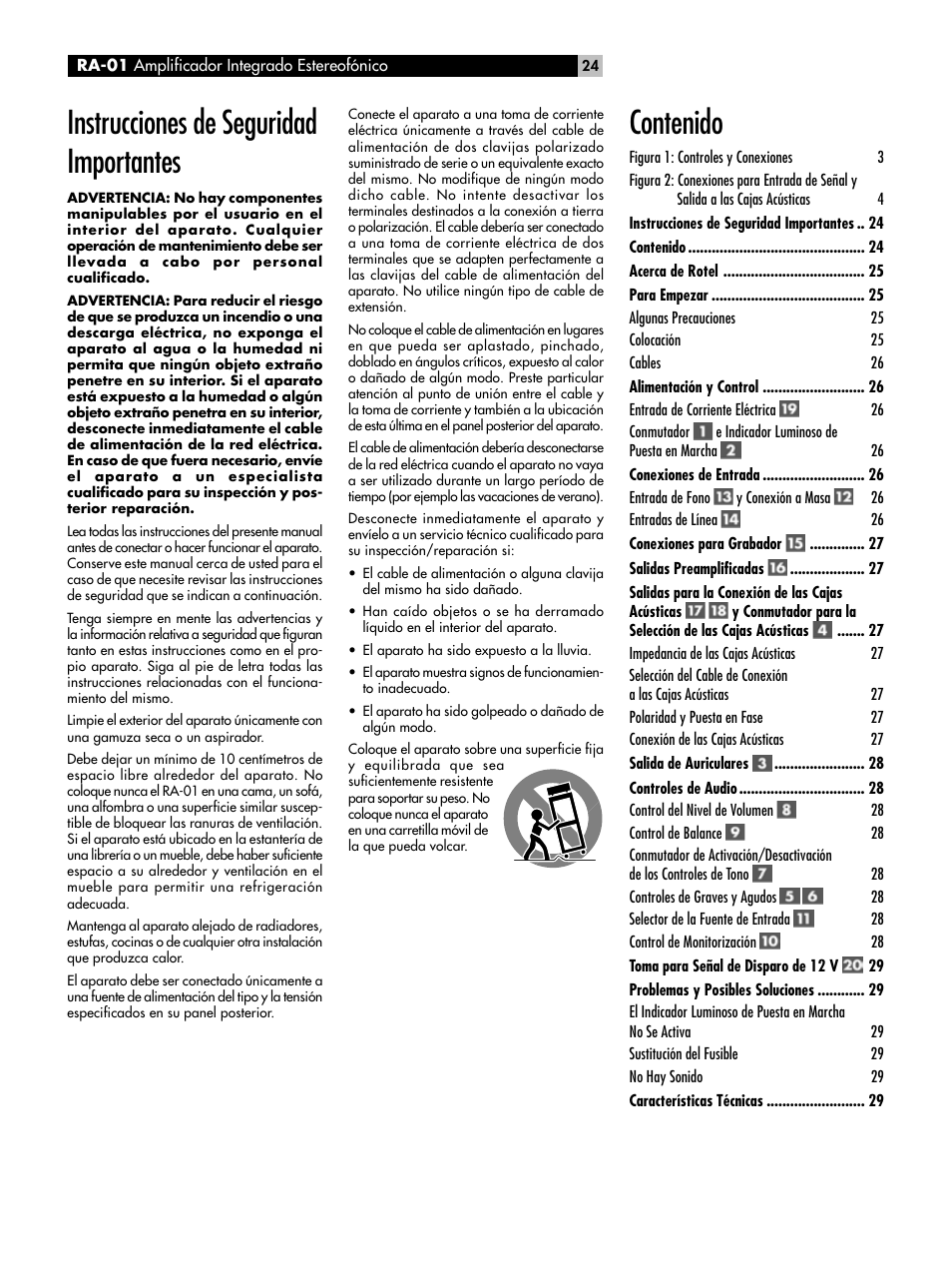 ROTEL RA-01 User Manual | Page 24 / 42