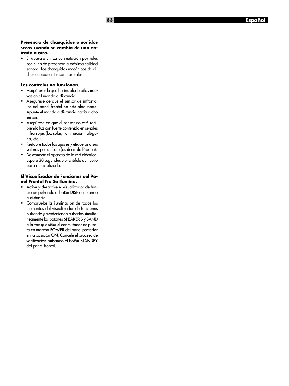 ROTEL RX-1052 User Manual | Page 83 / 85