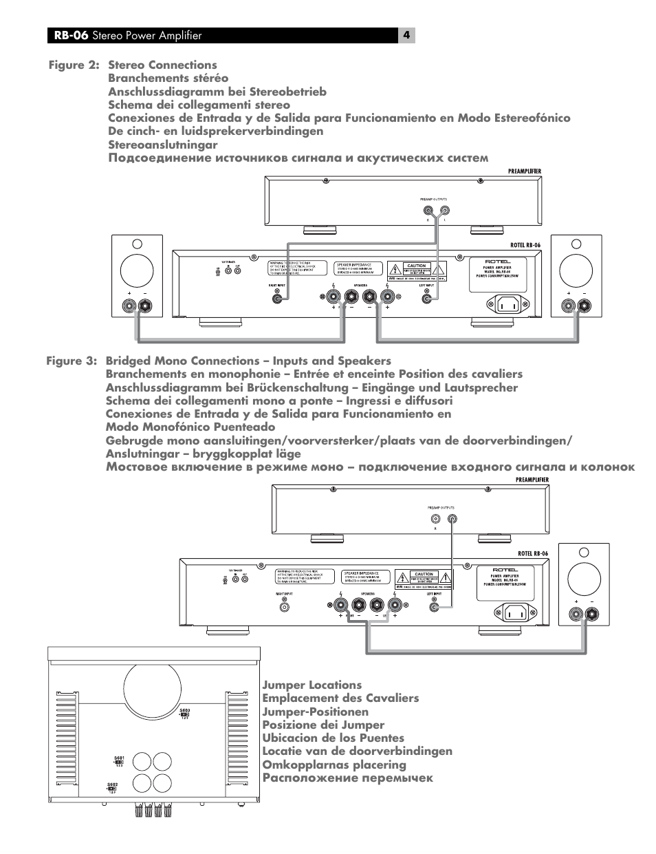 ROTEL RB-06 User Manual | Page 4 / 42