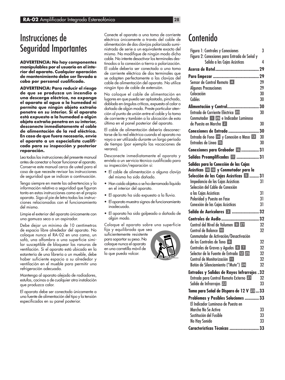 ROTEL RA-02 User Manual | Page 28 / 46