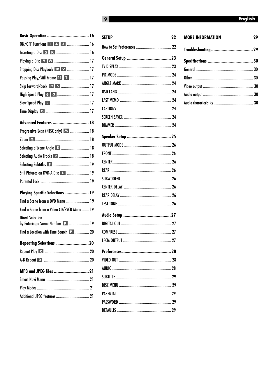 ROTEL DVD Audio/Video Player RDV-1060 User Manual | Page 9 / 32