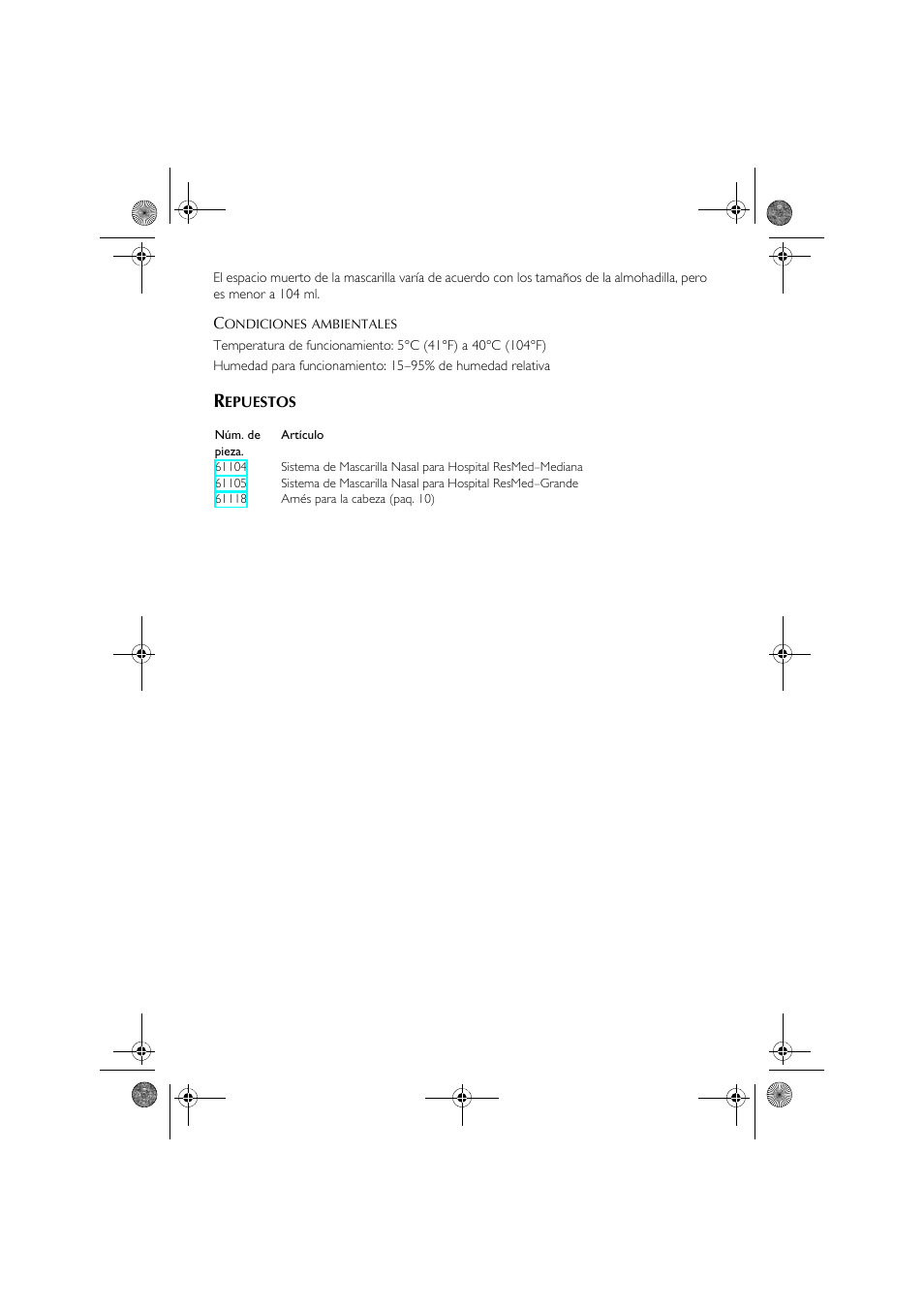 ResMed CPAP User Manual | Page 20 / 34