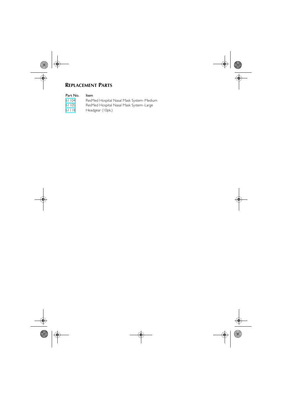 ResMed CPAP User Manual | Page 4 / 34