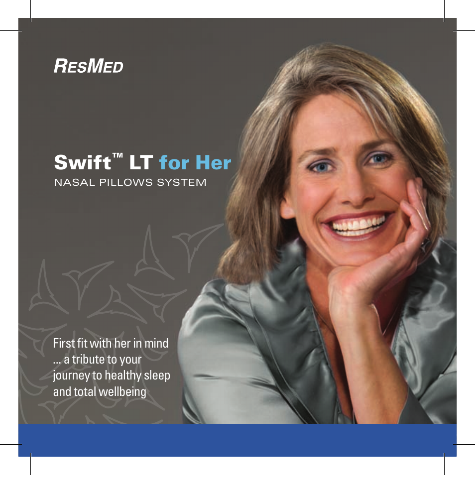 ResMed Nasal Pillows System Swift LT User Manual | 9 pages