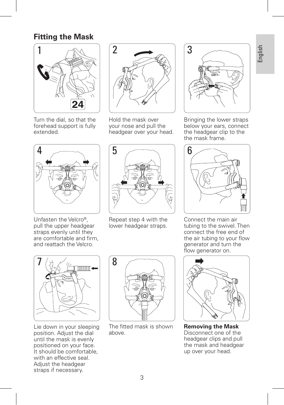 ResMed Nasal Mask Mirage Micro User Manual | Page 4 / 12