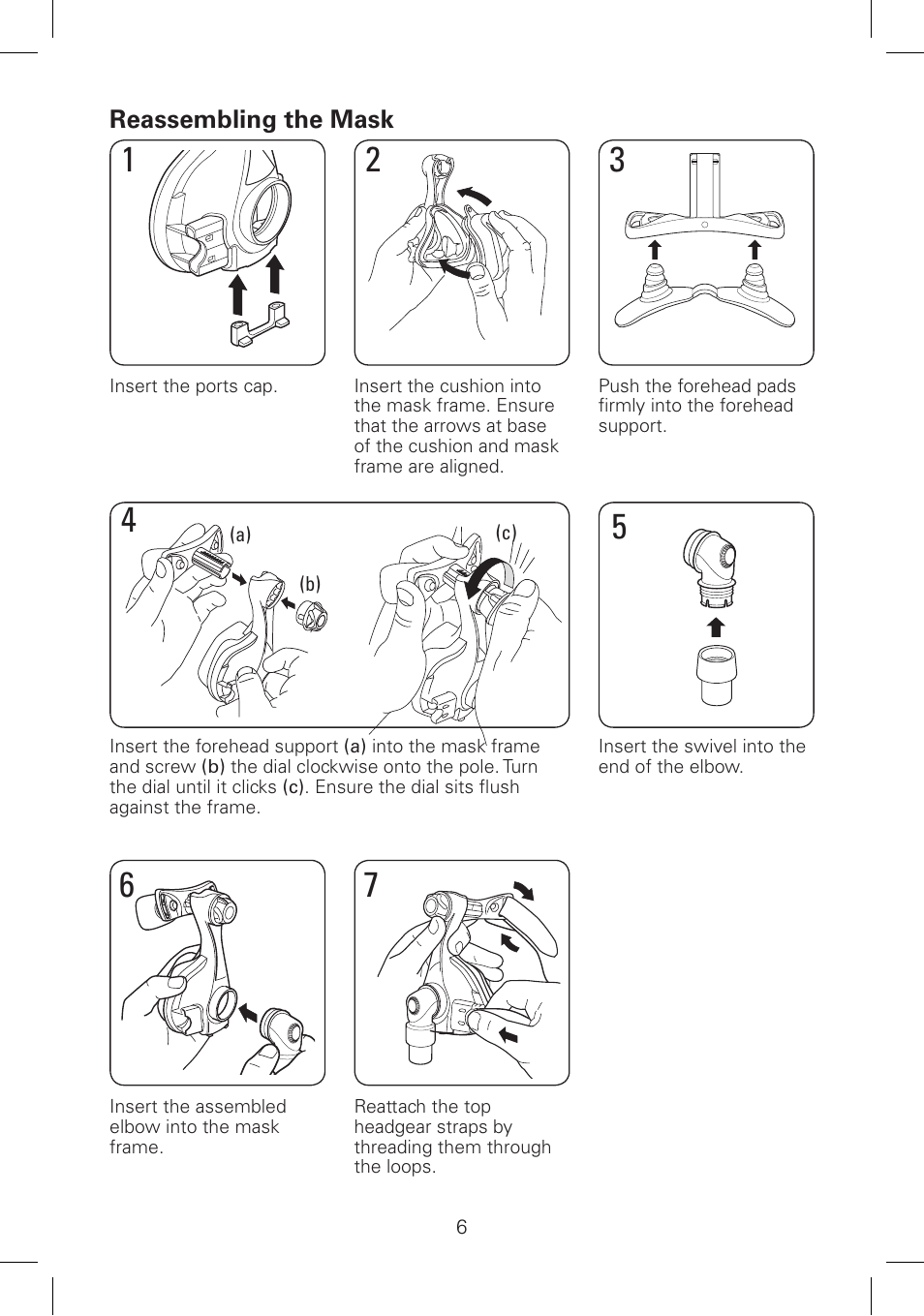 ResMed Nasal Mask Mirage Micro User Manual | Page 7 / 12