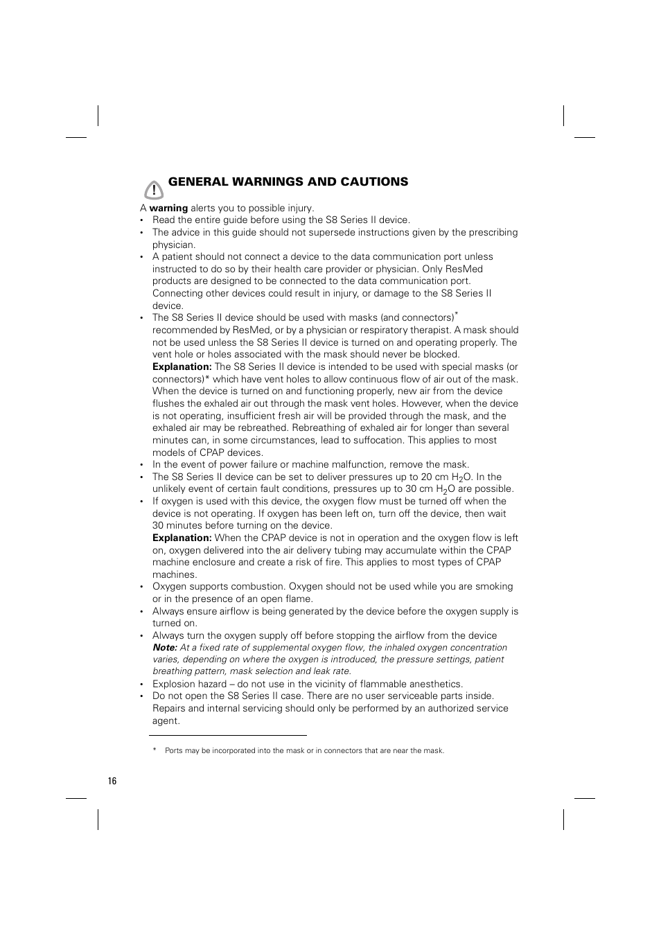 ResMed ELITE S8 User Manual | Page 20 / 88