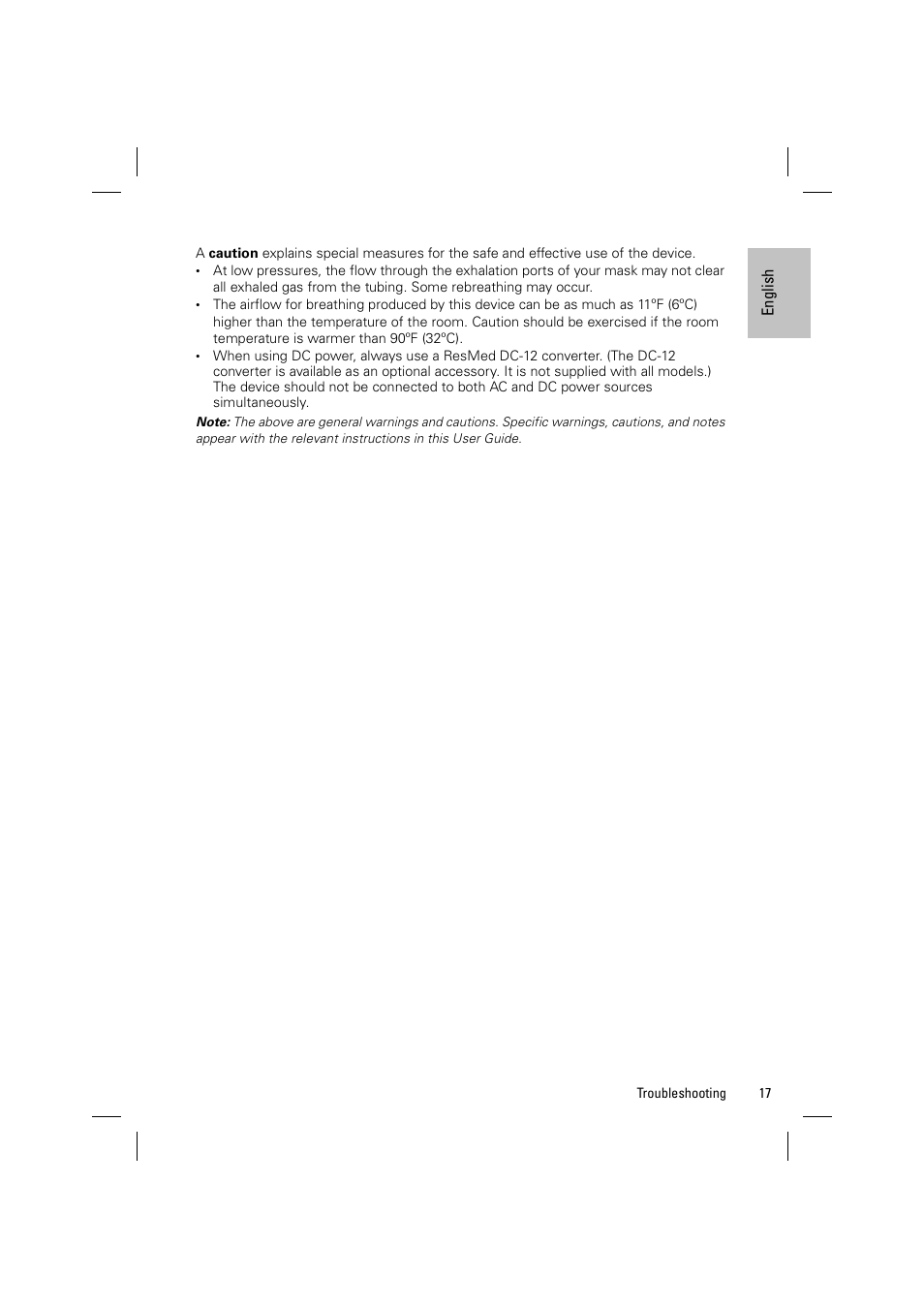 ResMed ELITE S8 User Manual | Page 21 / 88