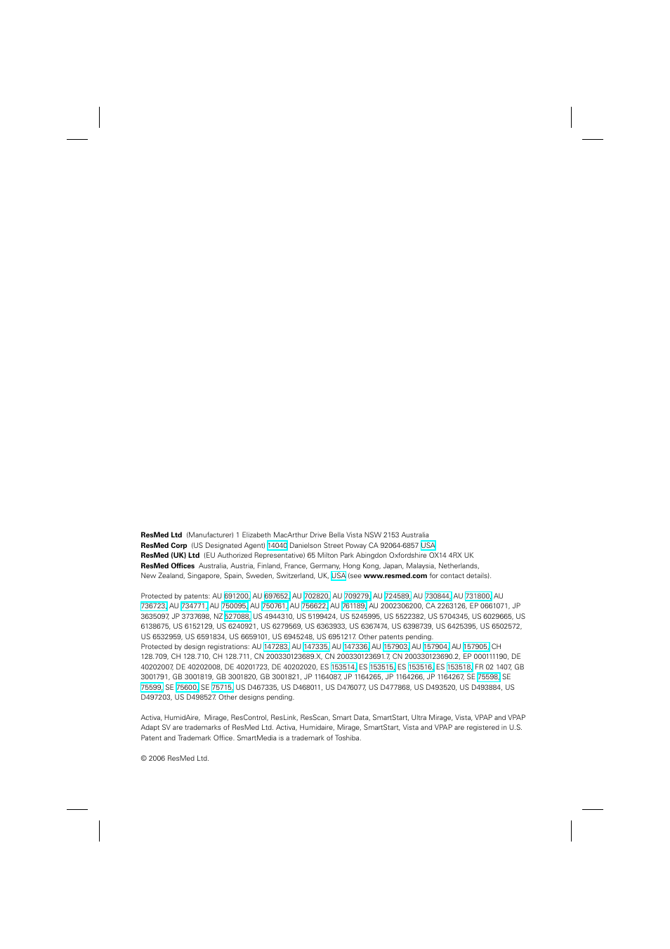 ResMed VPAP Adapt SV System User Manual | Page 4 / 56
