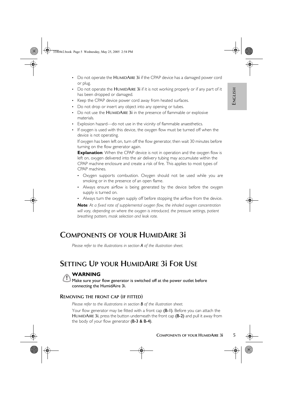 3i f, Omponents, Your | Umid, Etting | ResMed Humidifier User Manual | Page 10 / 109