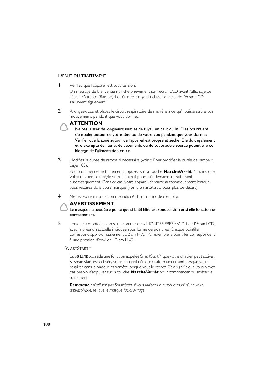 ResMed Flow Generator S8 Elite System User Manual | Page 104 / 314