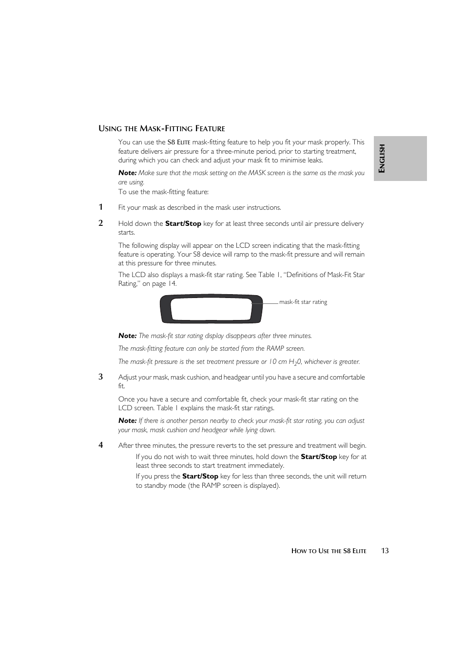 Excelnt | ResMed Flow Generator S8 Elite System User Manual | Page 17 / 314