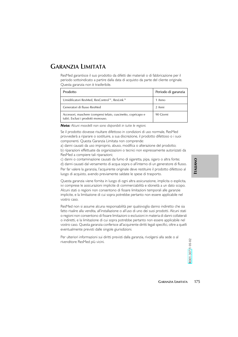 Aranzia, Imitata | ResMed Flow Generator S8 Elite System User Manual | Page 179 / 314