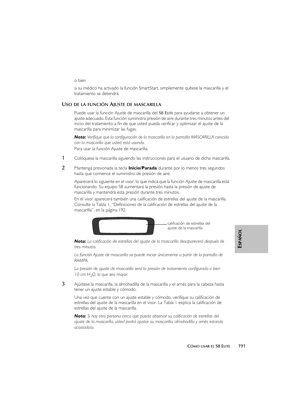Excel | ResMed Flow Generator S8 Elite System User Manual | Page 195 / 314