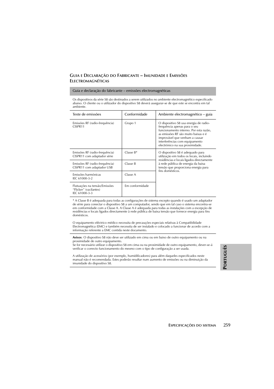 ResMed Flow Generator S8 Elite System User Manual | Page 263 / 314