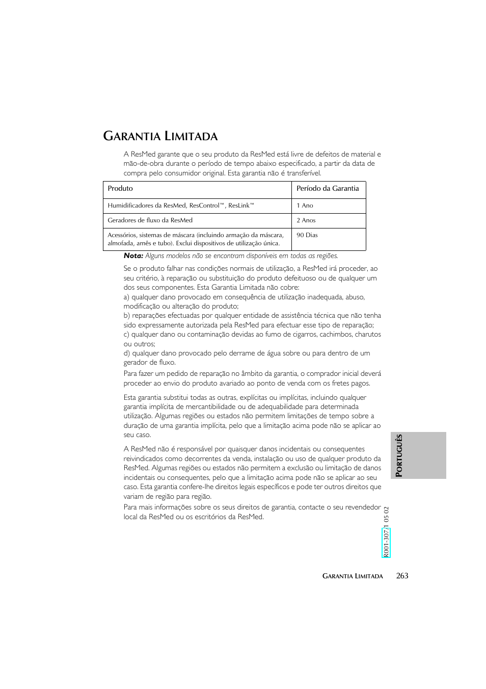 Arantia, Imitada | ResMed Flow Generator S8 Elite System User Manual | Page 267 / 314