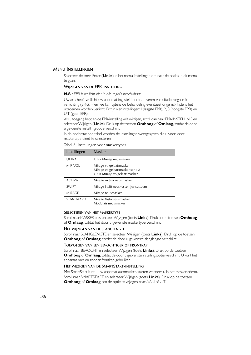 ResMed Flow Generator S8 Elite System User Manual | Page 290 / 314