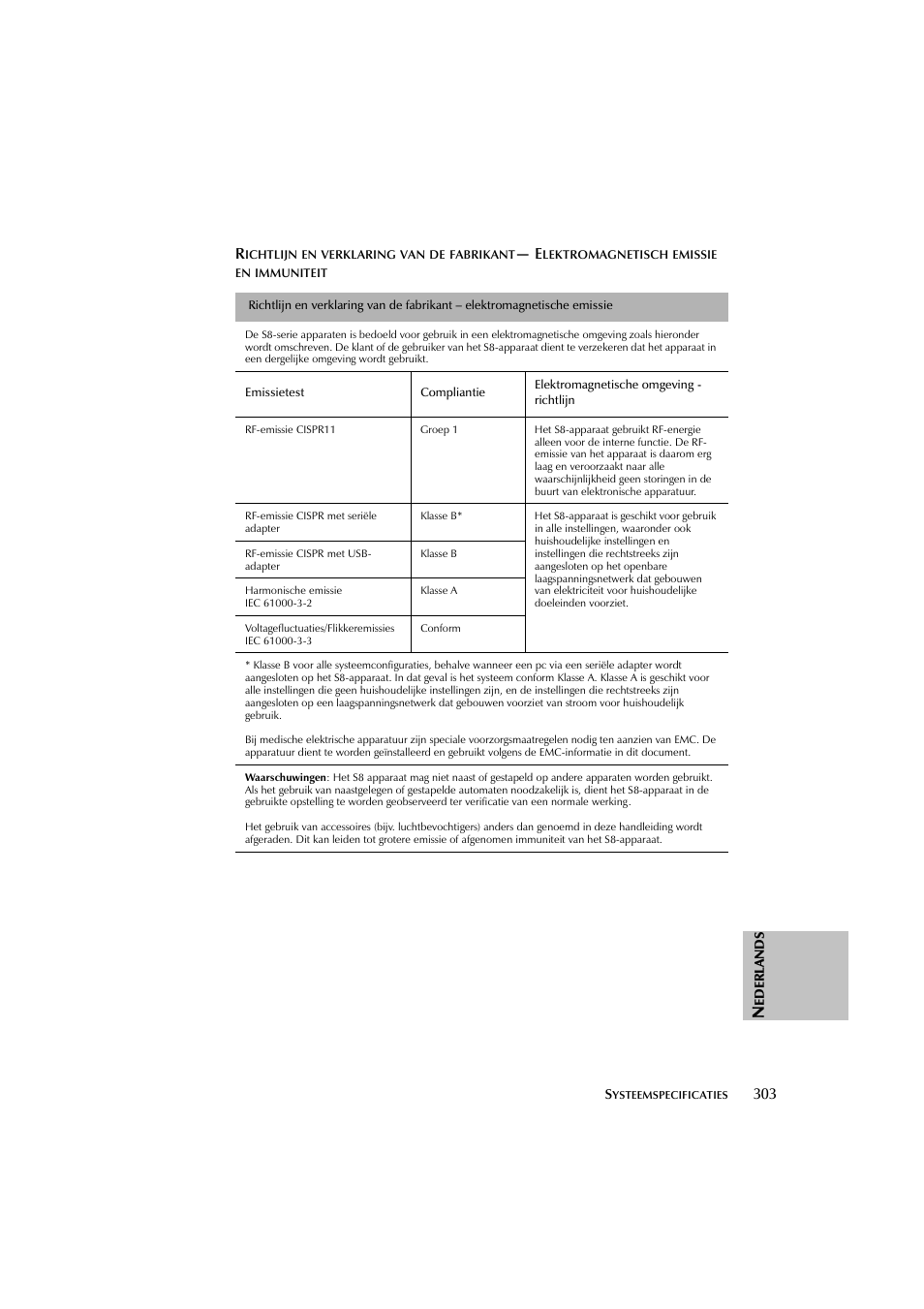 ResMed Flow Generator S8 Elite System User Manual | Page 307 / 314