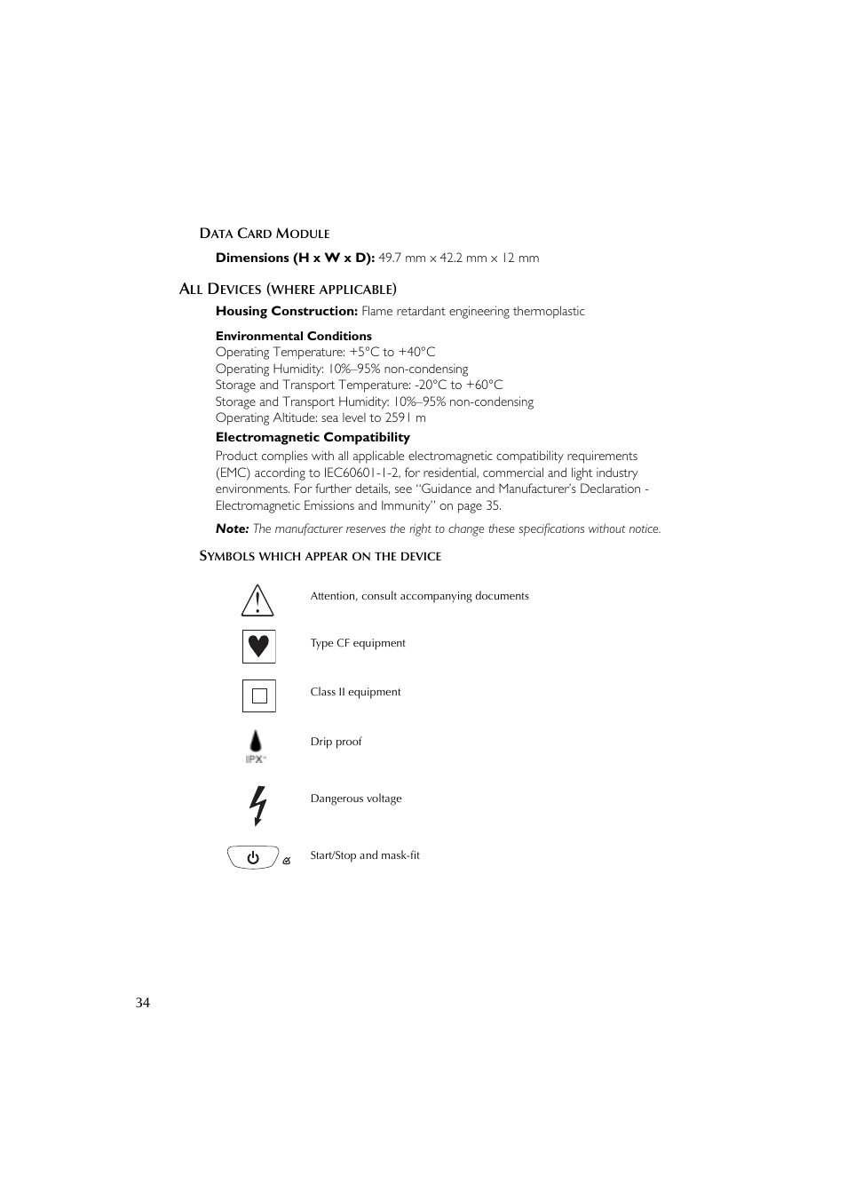 ResMed Flow Generator S8 Elite System User Manual | Page 38 / 314