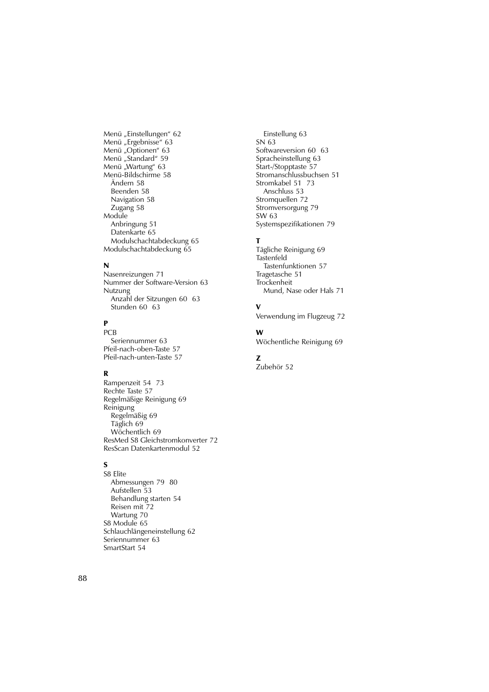 ResMed Flow Generator S8 Elite System User Manual | Page 92 / 314