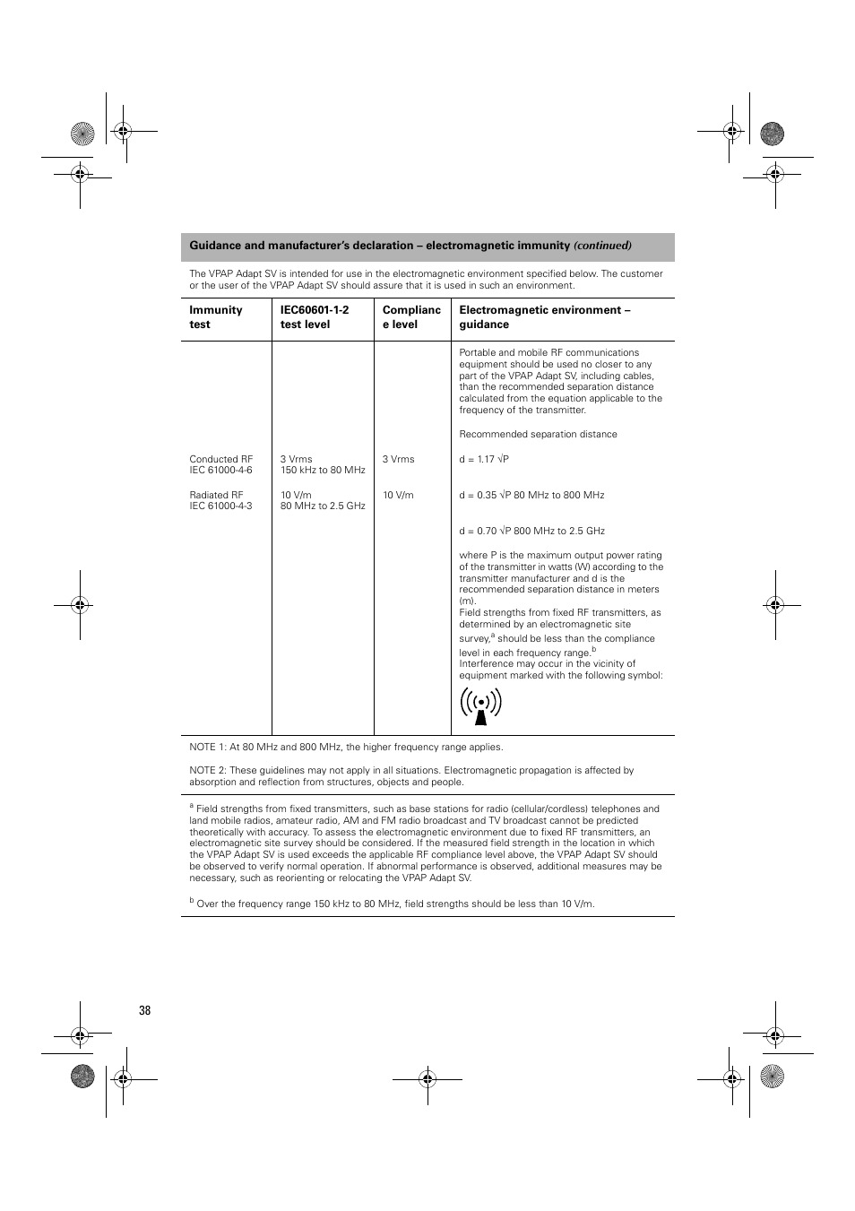 ResMed Flow Generator VPAP Adapt SV User Manual | Page 38 / 42