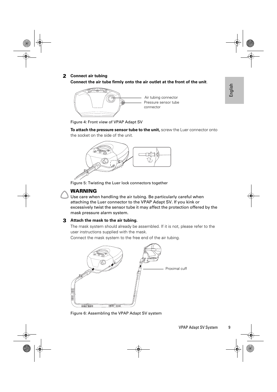ResMed Flow Generator VPAP Adapt SV User Manual | Page 9 / 42