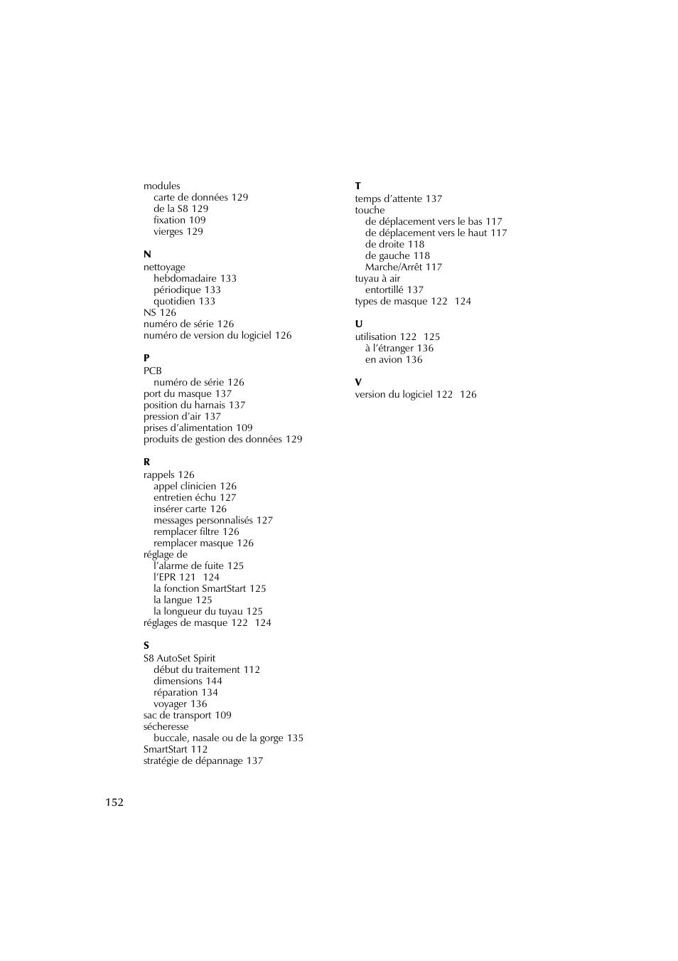 ResMed escape s8 User Manual | Page 156 / 358