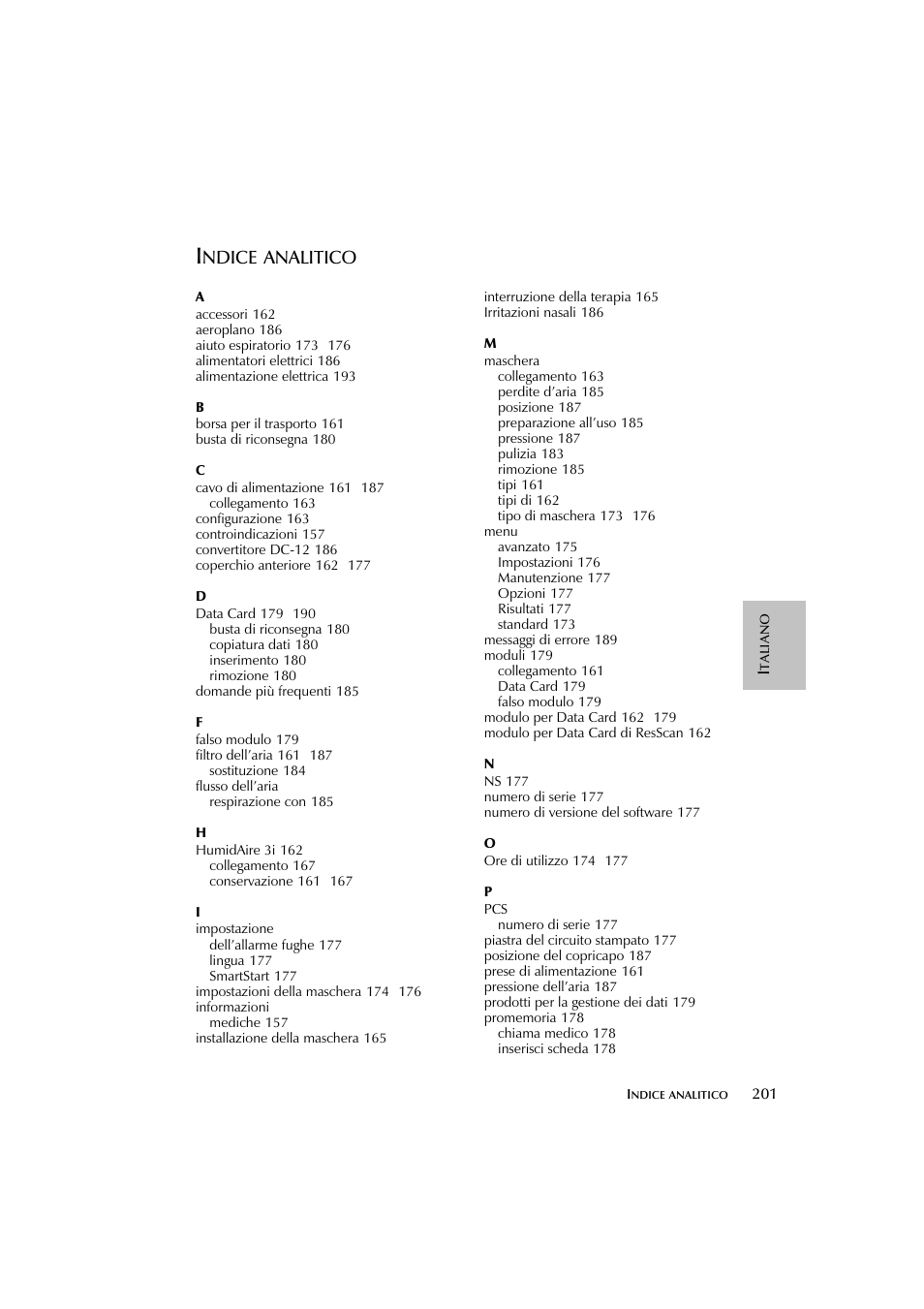 ResMed escape s8 User Manual | Page 205 / 358