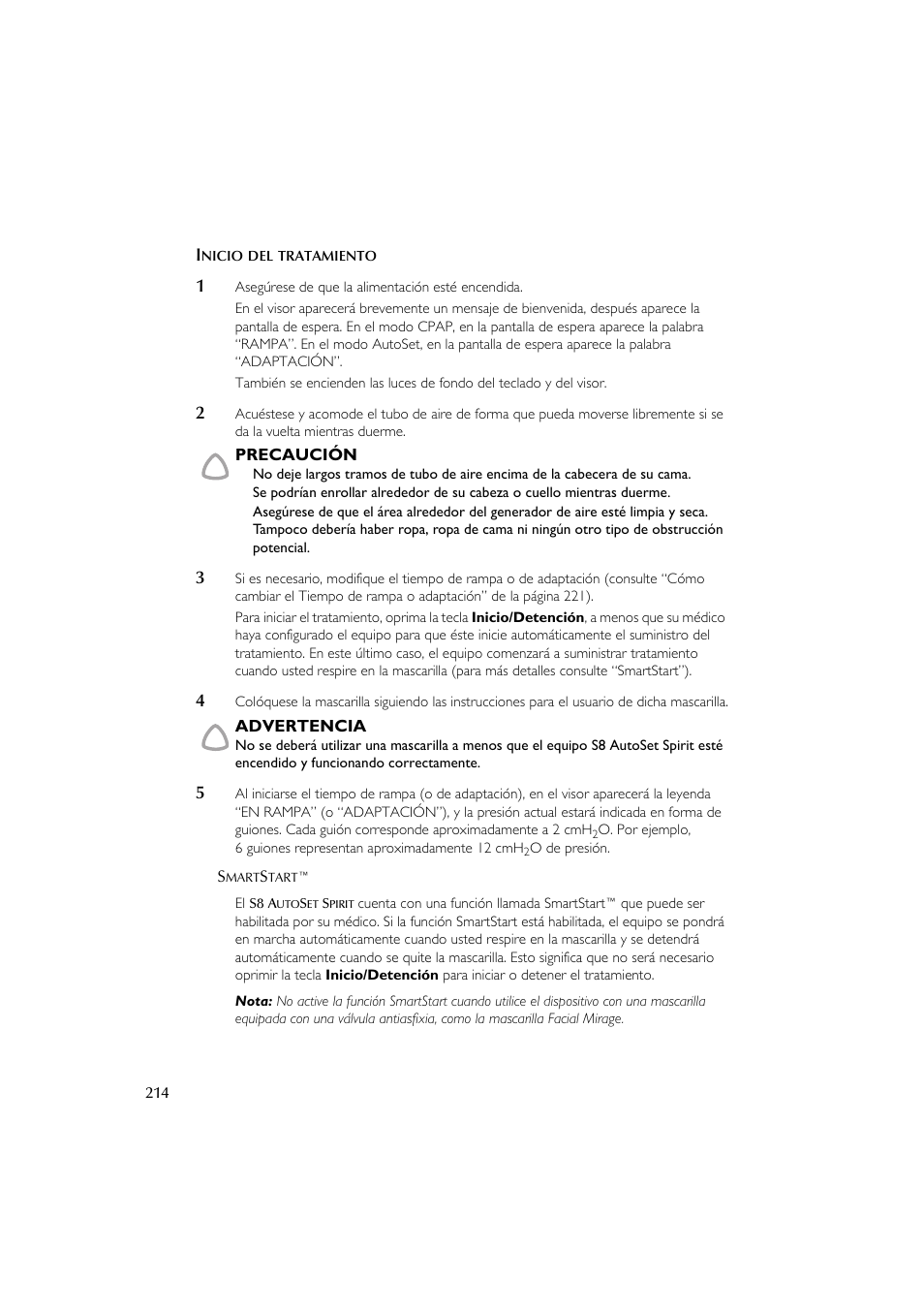 ResMed escape s8 User Manual | Page 218 / 358