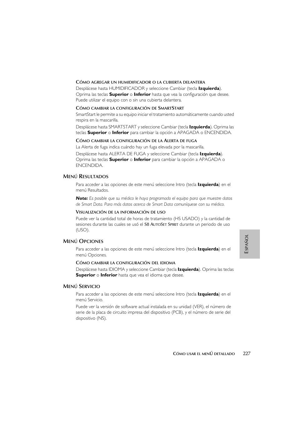 ResMed escape s8 User Manual | Page 231 / 358