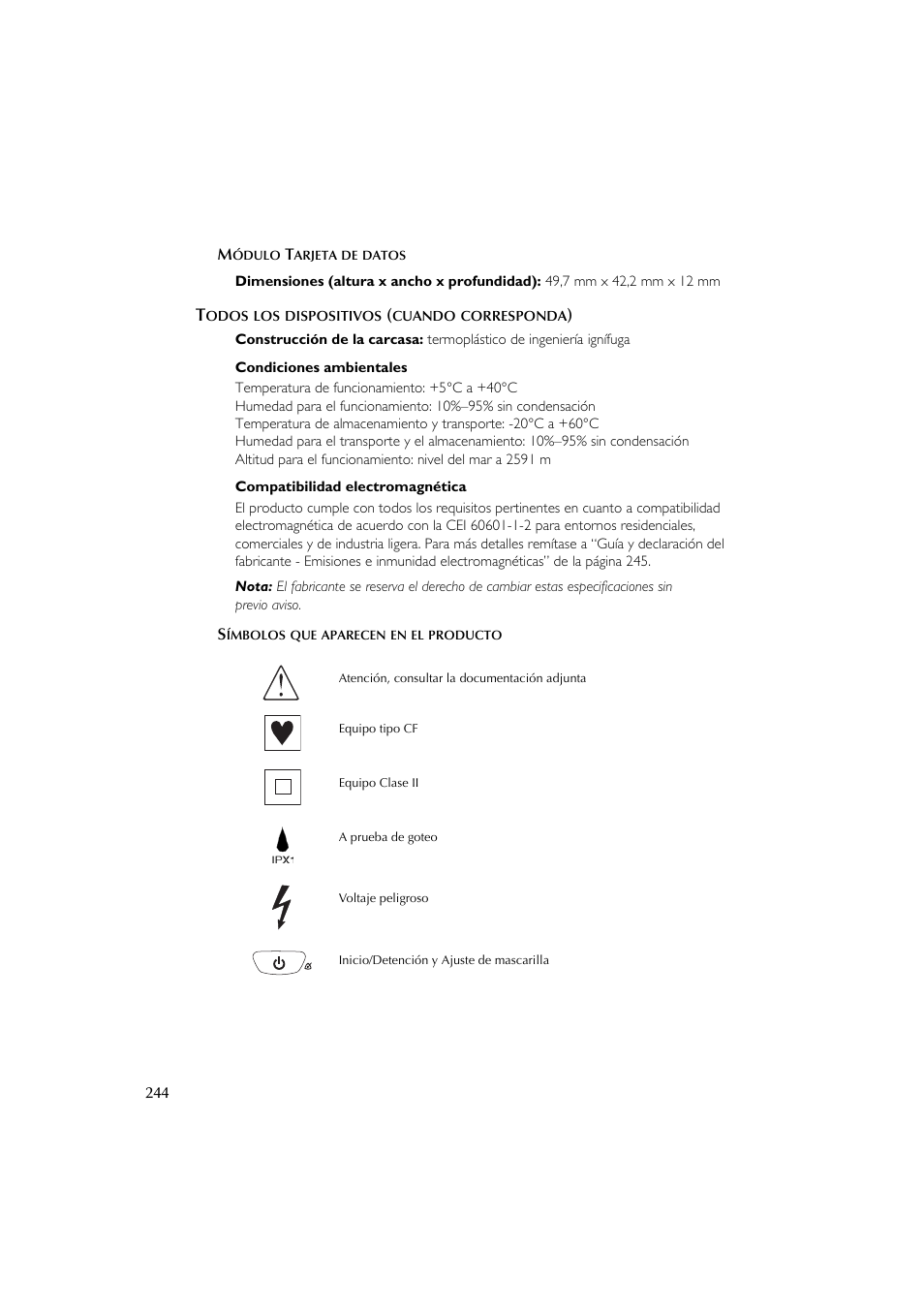 ResMed escape s8 User Manual | Page 248 / 358