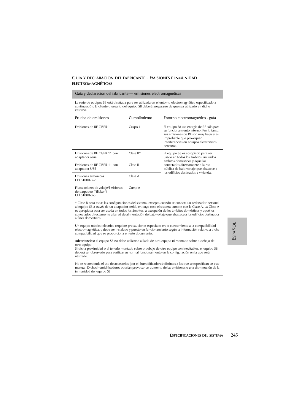 ResMed escape s8 User Manual | Page 249 / 358