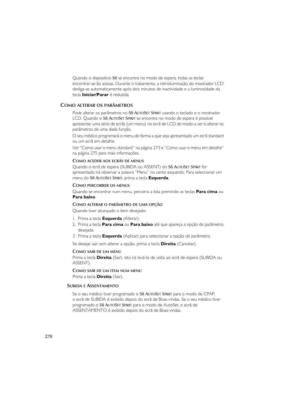 ResMed escape s8 User Manual | Page 274 / 358