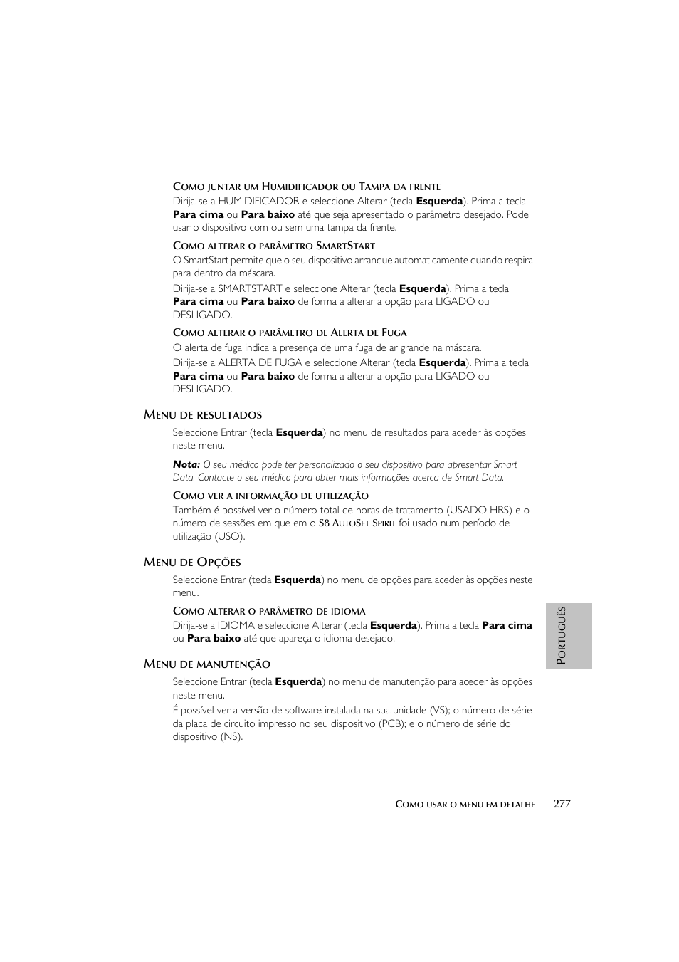 ResMed escape s8 User Manual | Page 281 / 358