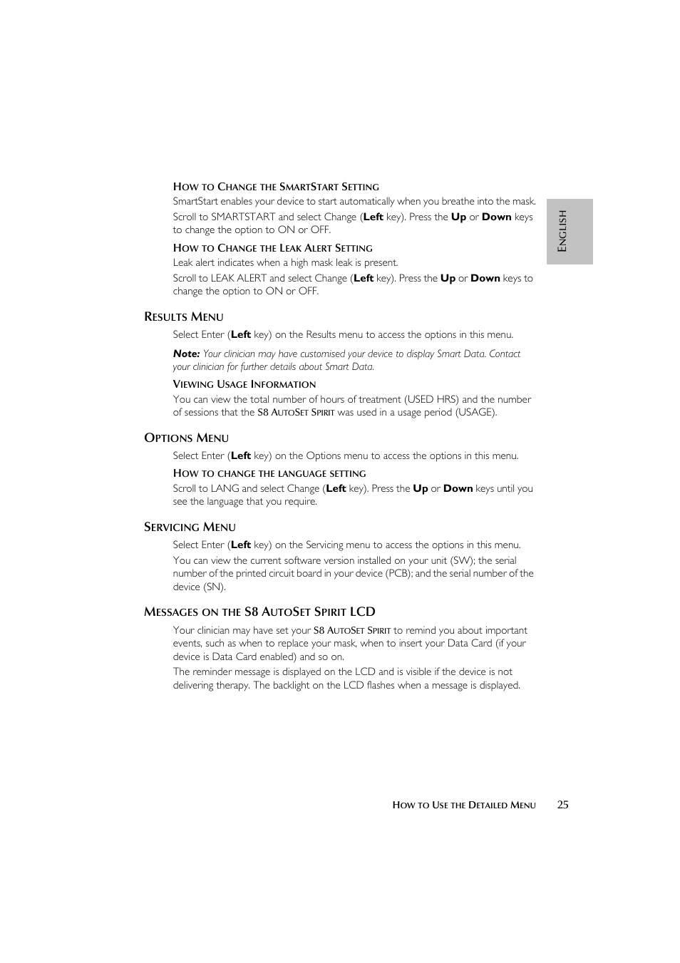 S8 a | ResMed escape s8 User Manual | Page 29 / 358