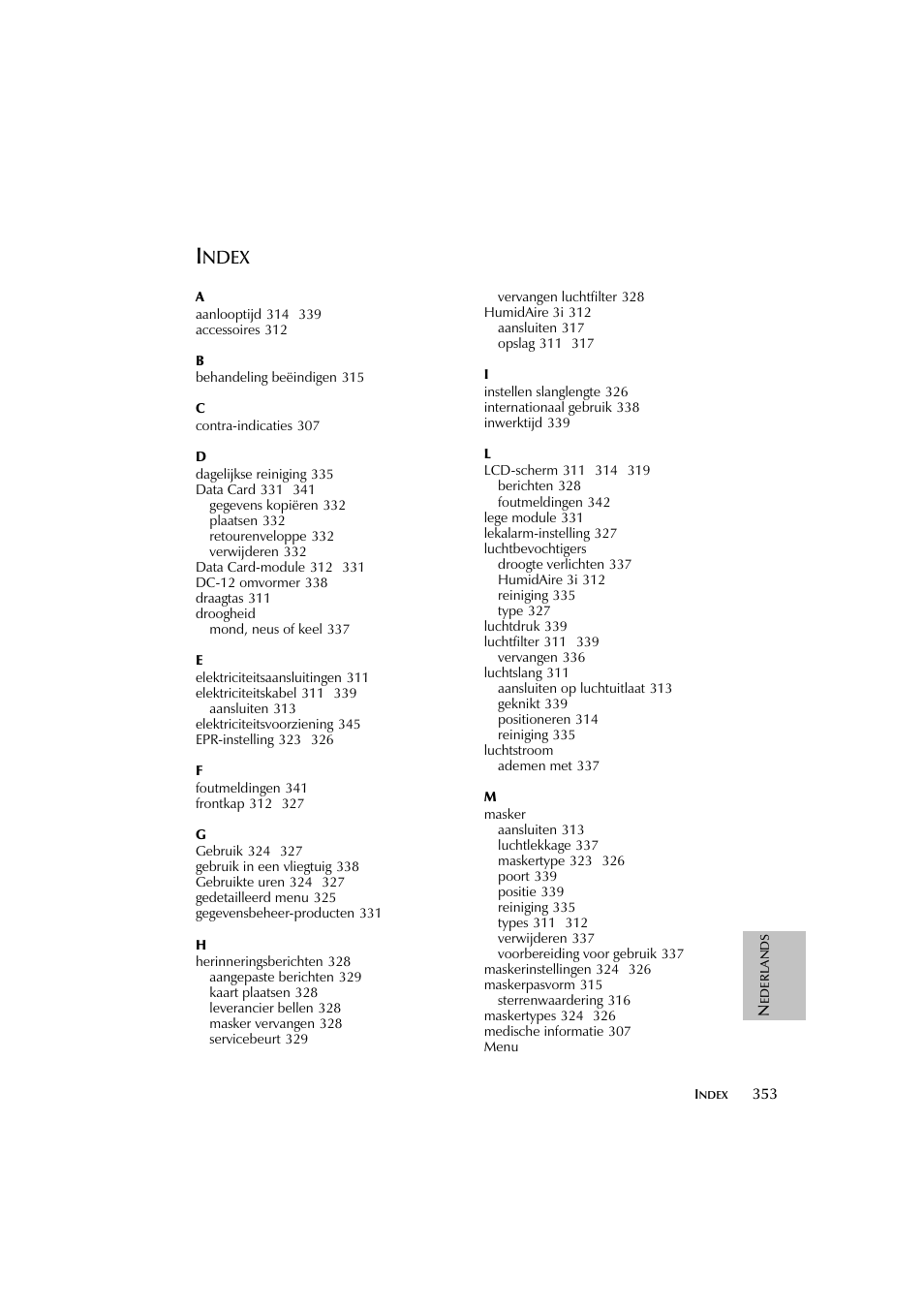 ResMed escape s8 User Manual | Page 357 / 358