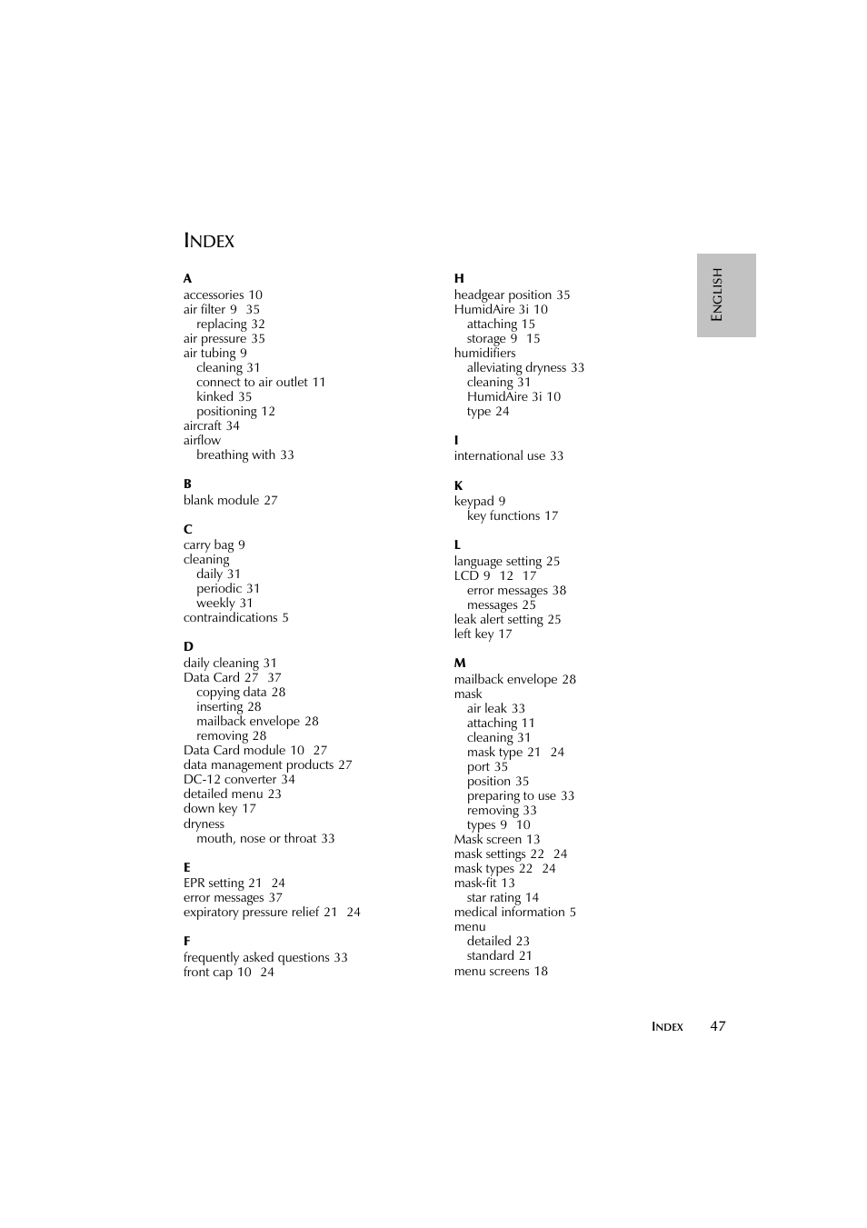 ResMed escape s8 User Manual | Page 51 / 358