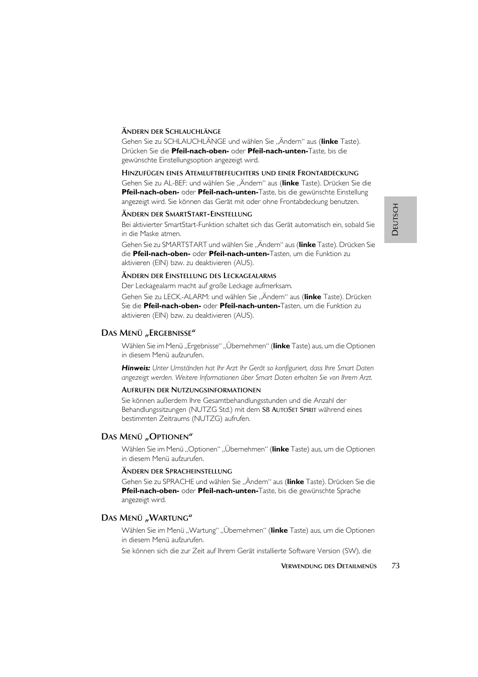 ResMed escape s8 User Manual | Page 77 / 358