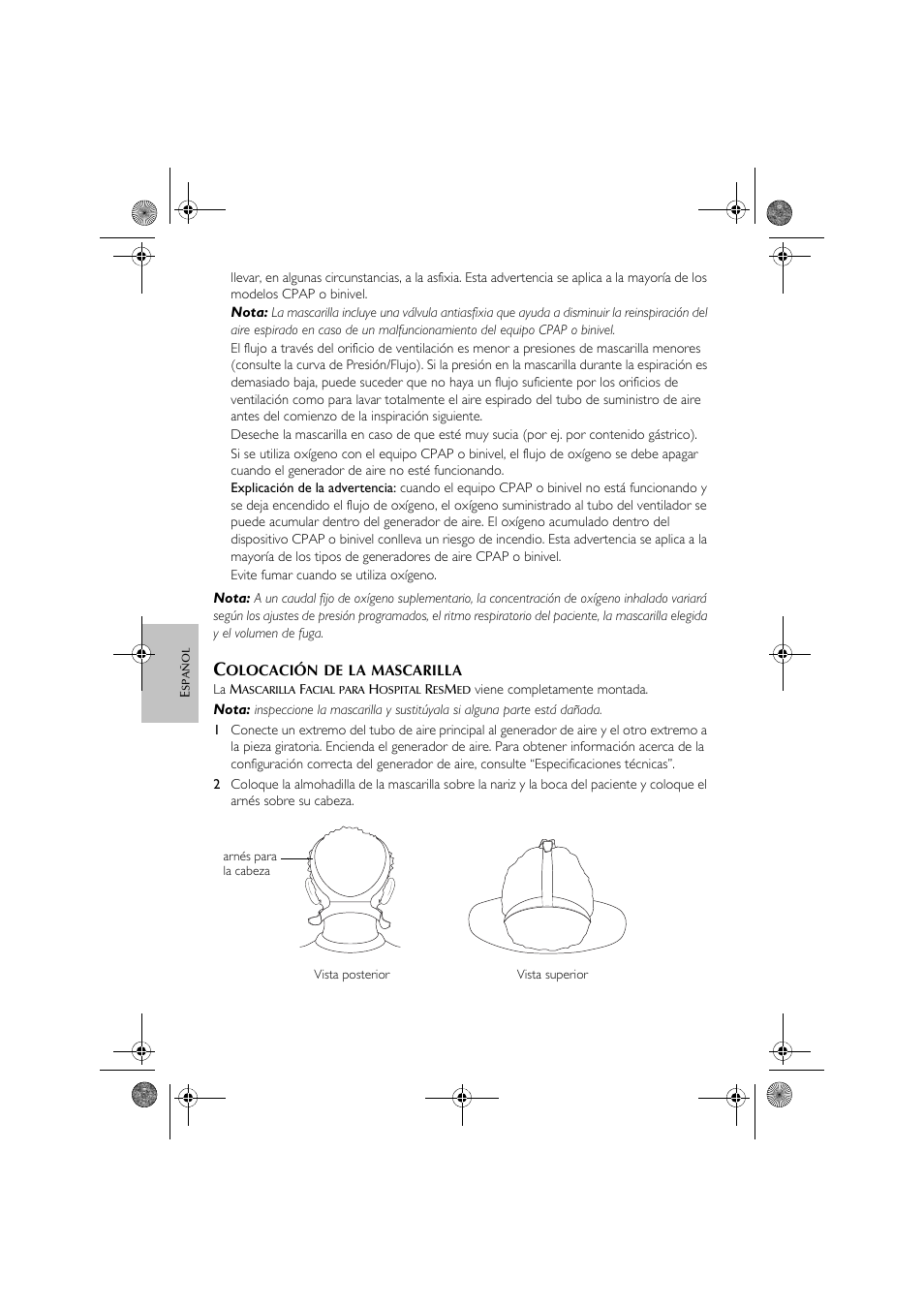 ResMed Hospital Full Face Mask User Manual | Page 26 / 48