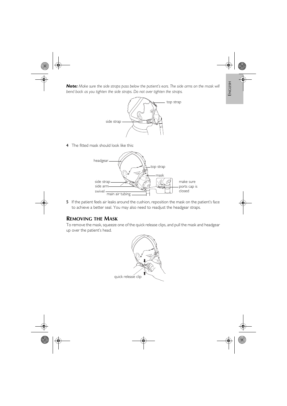 ResMed Hospital Full Face Mask User Manual | Page 3 / 48