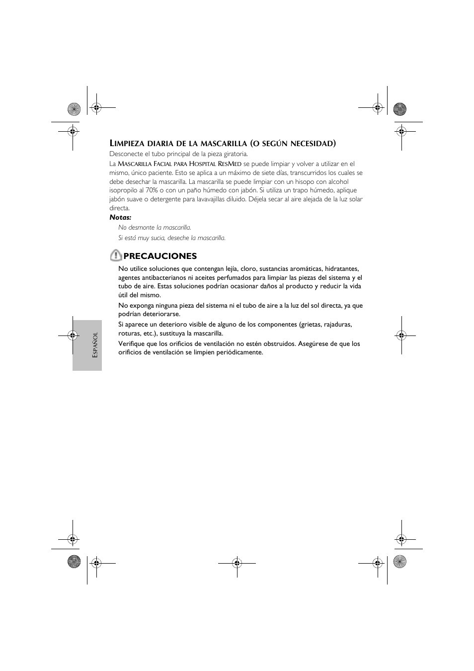 ResMed Oxygen Equipment User Manual | Page 28 / 48