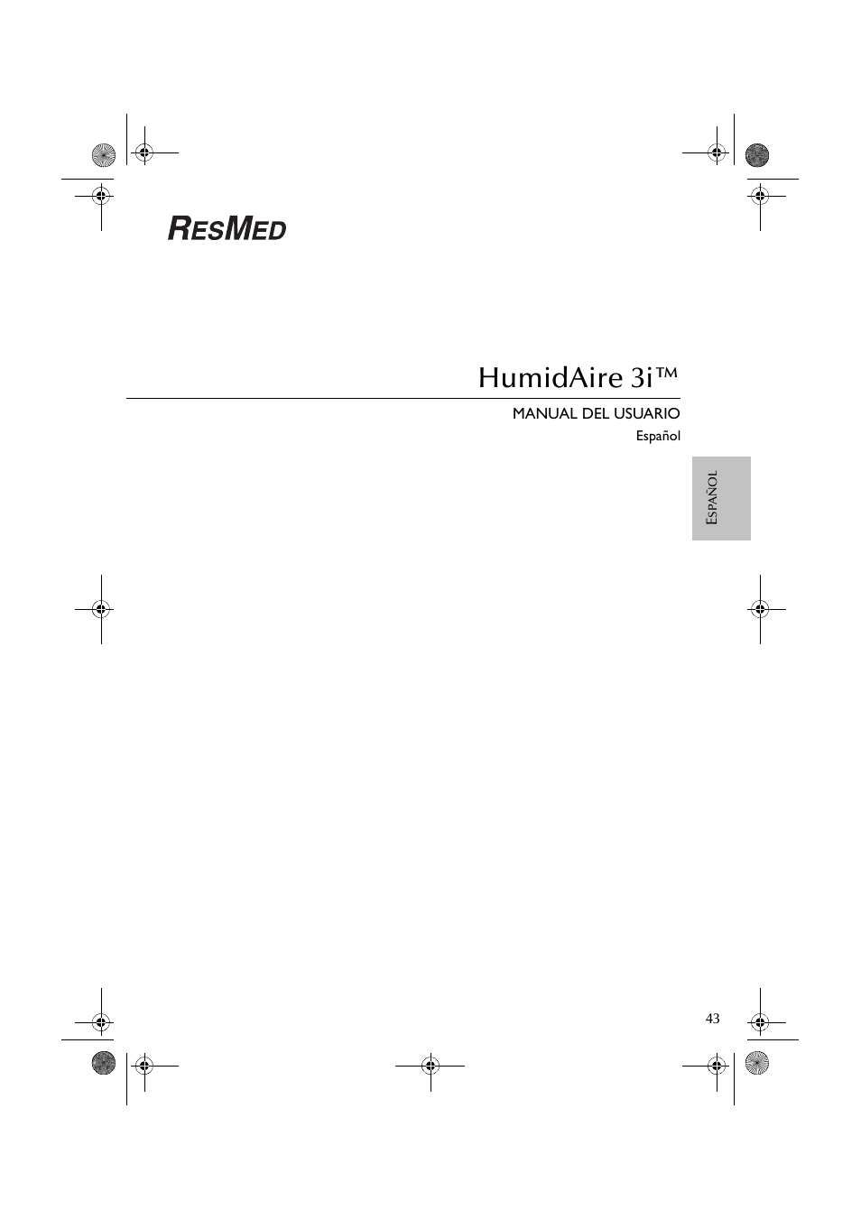 Humidaire 3i | ResMed HumidAire 3i User Manual | Page 48 / 91