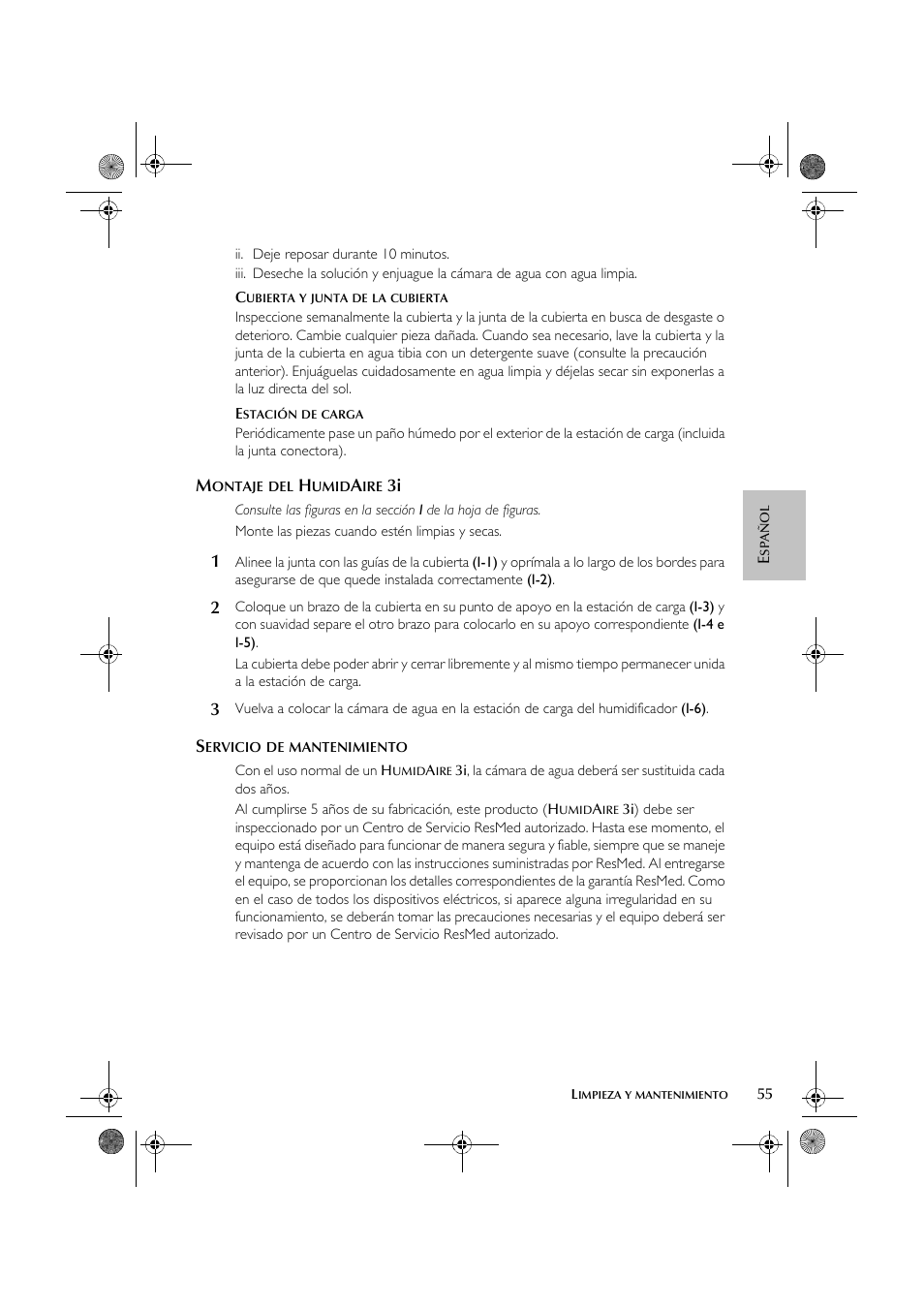 ResMed HumidAire 3i User Manual | Page 60 / 91