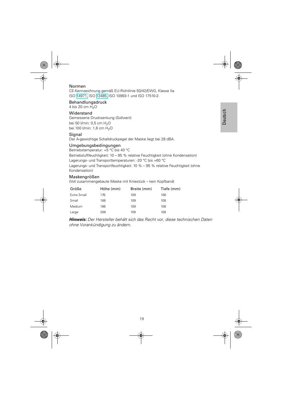 ResMed Mirage Quattro 61836/2 User Manual | Page 23 / 86