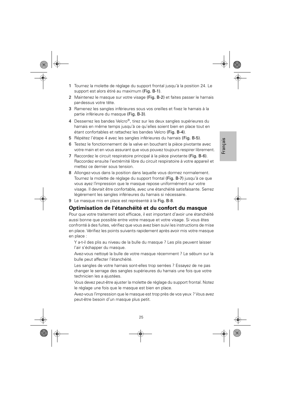 ResMed Mirage Quattro 61836/2 User Manual | Page 29 / 86