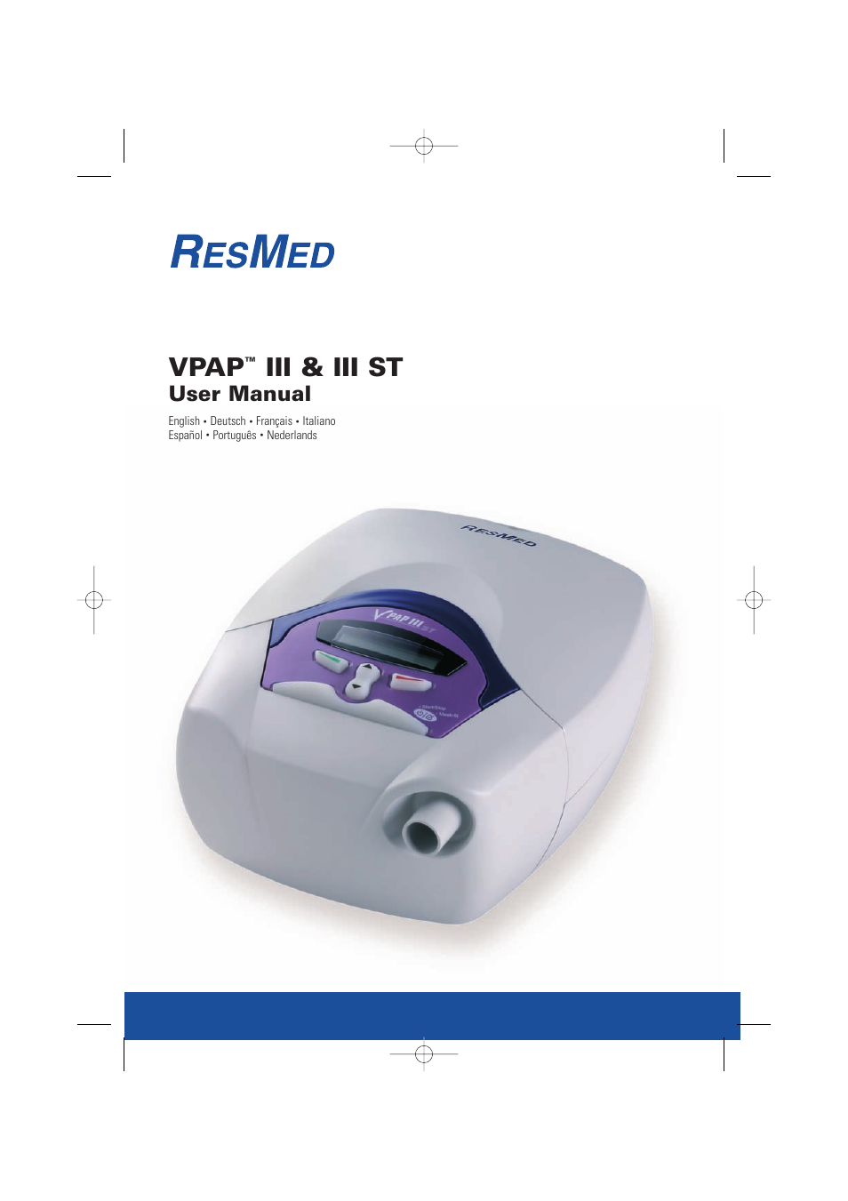 ResMed VPAP III & III ST User Manual | 348 pages